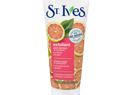 St. Ives - Exfoliant for Dull to Oily Skin, Pink Lemon & Mandarin | 170 g