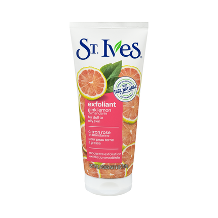 St. Ives - Exfoliant for Dull to Oily Skin, Pink Lemon & Mandarin | 170 g