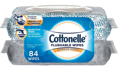 Cottonelle - Flushable Wipes | 2 Packs  x 42 Wipes