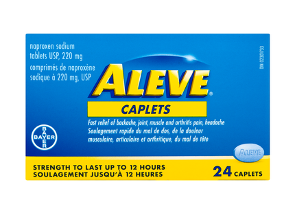 Aleve - Caplets Naproxen Sodium 220 mg | 24 Caplets