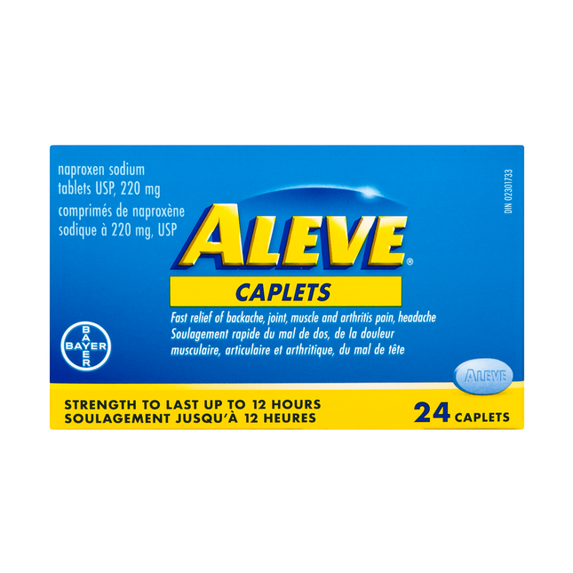 Aleve - Caplets Naproxen Sodium 220 mg | 24 Caplets