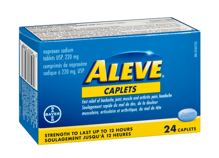 Aleve - Caplets Naproxen Sodium 220 mg | 24 Caplets