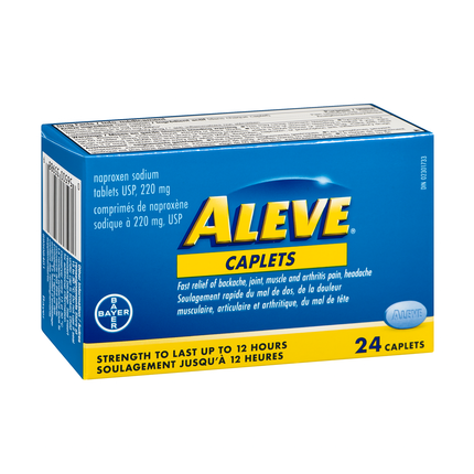 Aleve - Caplets Naproxen Sodium 220 mg | 24 Caplets