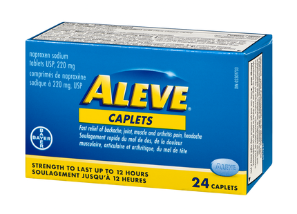 Aleve - Caplets Naproxen Sodium 220 mg | 24 Caplets