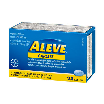 Aleve - Caplets Naproxen Sodium 220 mg | 24 Caplets