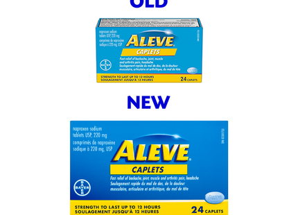 Aleve - Caplets Naproxen Sodium 220 mg | 24 Caplets