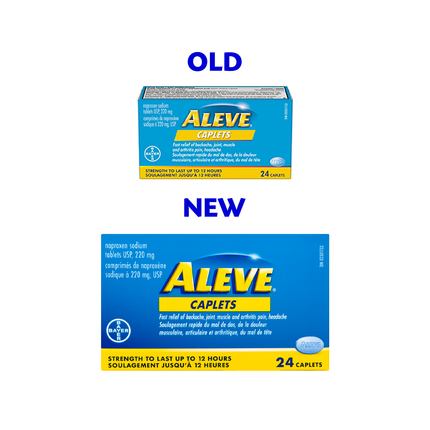 Aleve - Caplets Naproxen Sodium 220 mg | 24 Caplets