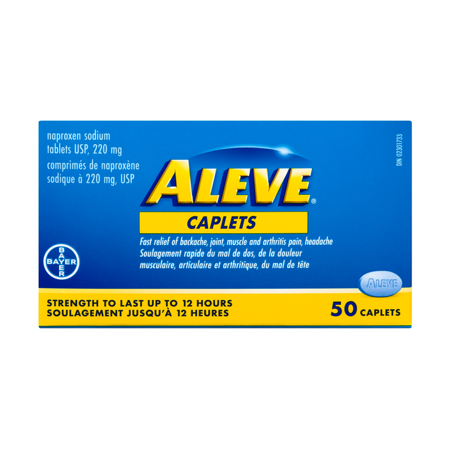 Aleve - Naproxen Sodium 220 mg | 50 Caplets