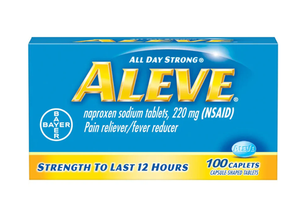 Aleve - Comprimés de naproxène sodique à 220 mg | 100 comprimés