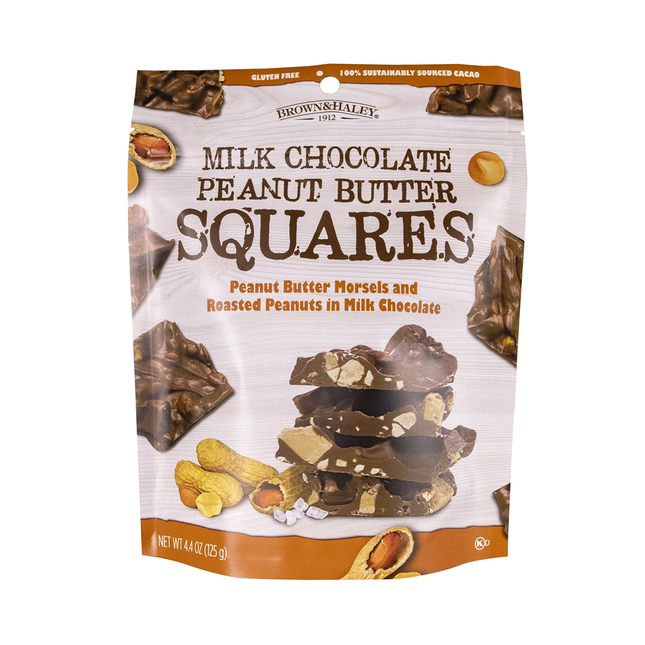 Brown & Haley - Milk Chocolate Peanut Butter Squares | 125 g