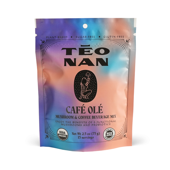 Teonan Biomedical - Mushroom & Coffee Beverage Mix, Café Olé | 15 Servings