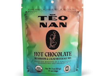 Teonan Biomedical - Préparation pour boisson aux champignons et au café, chocolat chaud | 15 portions