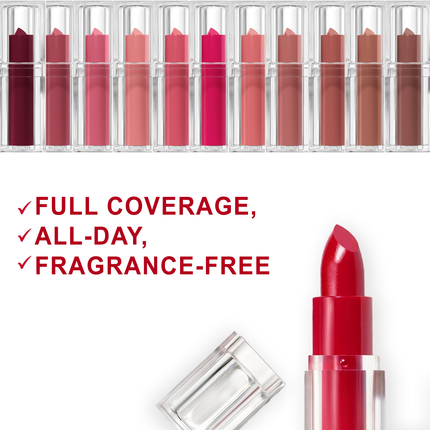 COVERGIRL - Rouge à lèvres Clean, fini satiné, tenue 24 heures, non desséchant