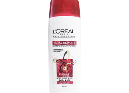 L'Oréal - Hair Expertise Total Repair 5 Shampooing - Format voyage | 89 ml