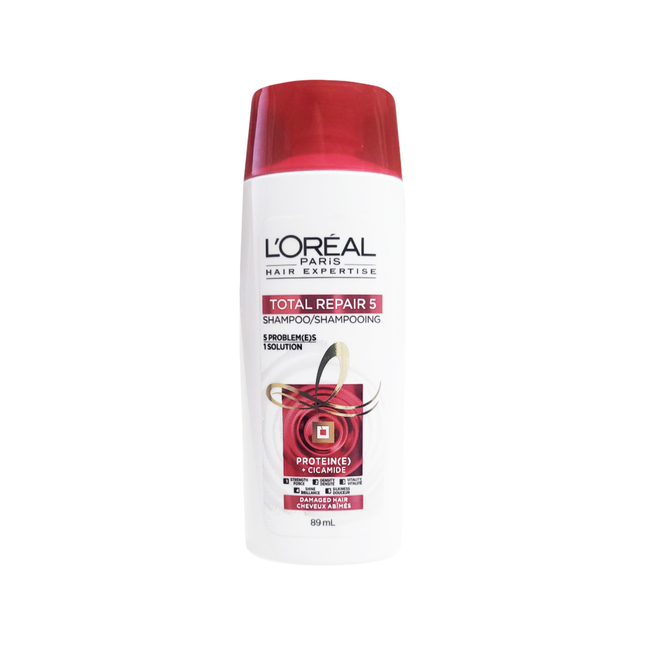 L'Oréal - Hair Expertise Total Repair 5 Shampooing - Format voyage | 89 ml