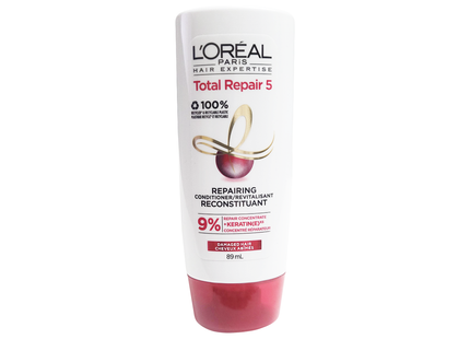 L'Oréal - Après-shampoing Hair Expertise Total Repair 5 - Format voyage | 89 ml