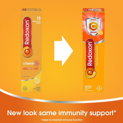 Redoxon - Vitamin C 1000 mg, Orange | 15 Effervescent Tablets