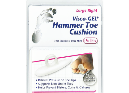 Pedifix - VISCO Gel Hammer Tow Cushion - Large Right | 1 Unit