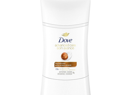 Dove - Antisudorifique Soin Avancé 72H, Beurre de Karité | 45 g