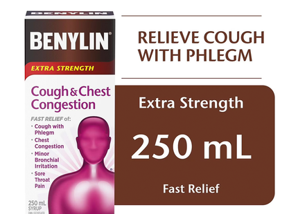 Benylin - Cough & Chest Congestion, Extra Strength | 250 mL