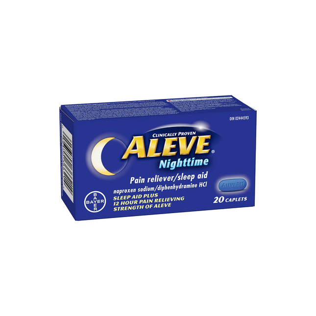 Aleve - Nighttime Pain Reliever with Sleep Aid | 20 Caplets
