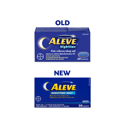 Aleve - Nighttime Pain Reliever with Sleep Aid | 20 Caplets