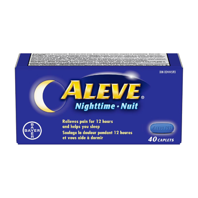 Aleve - Nighttime Pain Reliever / Sleep Aid | 40 Caplets