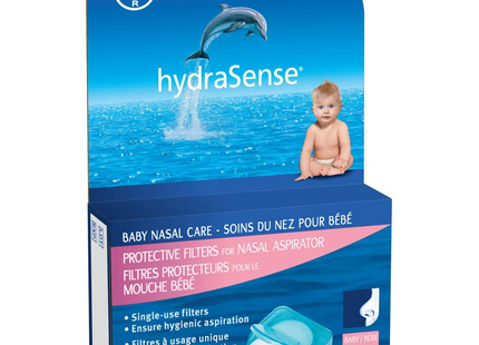 HydraSense - Baby Nasal Care Protective Fillers for Nasal Aspirator | 40 Filters