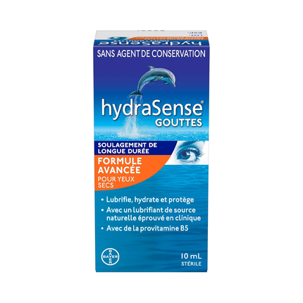 HydraSense - Advanced Eye Drops for Dry Eyes & Long Lasting Relief | 10 mL