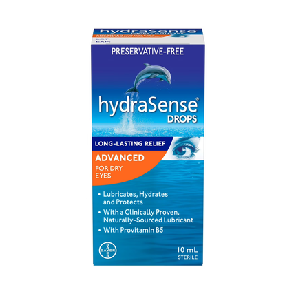 HydraSense - Advanced Eye Drops for Dry Eyes & Long Lasting Relief | 10 mL