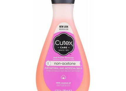 Cutex Care - Non-acetone Nail Polish Remover with Coconut Oil for Natural and Artificial nails | 200 ml