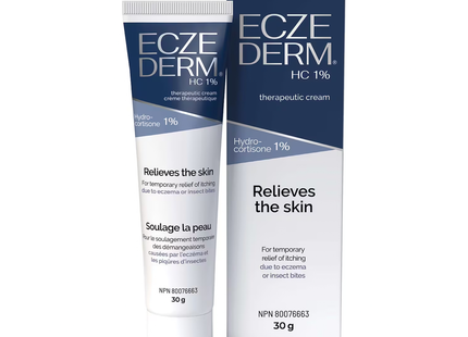 Eczederm - Hydrocortisone 1% Therapeutic Cream | 30 g