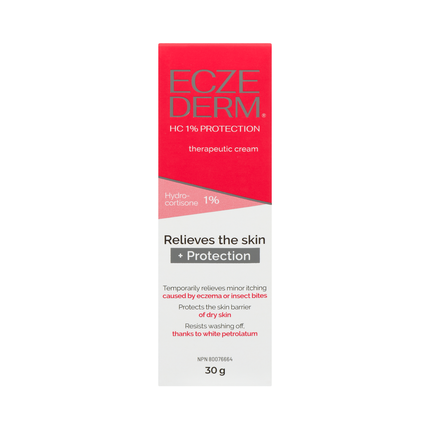 EczeDerm - Crème Thérapeutique Protectrice Hydrocortisone 1% | 30 g