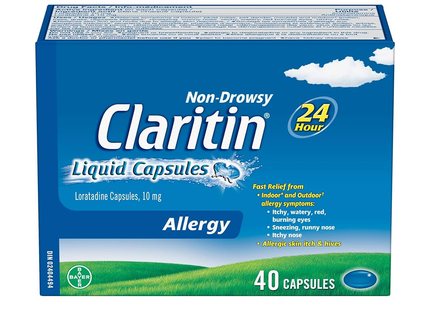 Claritin - Allergy Relief, Non-drowsy | 40 Capsules