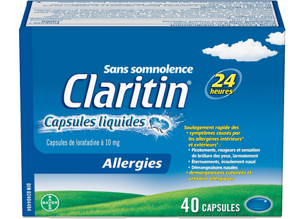 Claritin - Allergy Relief, Non-Drowsy | 40 Capsules