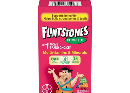 Flintstones - Complete Multivitamin | 80 Chewable Tablets