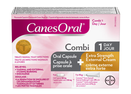 CanesOral - Combi 1 Day Oral Capsule + Extra Strength