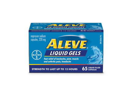 Aleve - Liquid Gels - Strength To Last Up To 12 Hours | 65 Liquid Filled Capsules