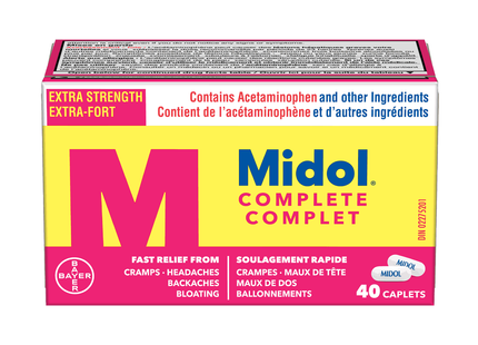 Midol - Soulagement complet intensif | 40 Caplets