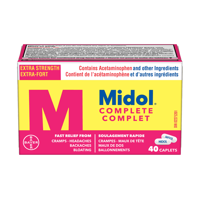 Midol - Complet | 40 comprimés