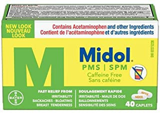Midol - PMS - Caffeine Free | 40 Caplets