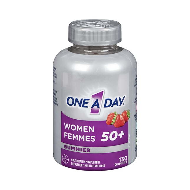 One A Day - Gommes Multivitaminées Femme 50+ | 130 Gommes