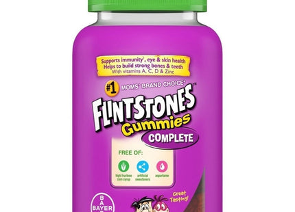 Bayer + Bayer - Flintstones Complete Gummies - MultiVitamin & Mineral Supplement - Assorted Flavours | 60 Gummies