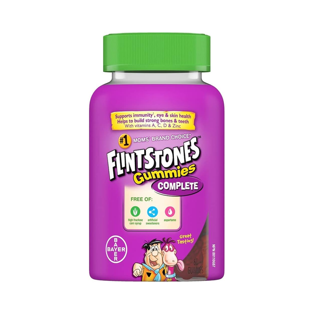 Bayer + Bayer - Flintstones Complete Multivitamin & Mineral Supplement, Assorted Flavours | 60 Gummies