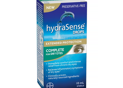 HydraSense - Extended Protection Drops - Complete for Dry Eye | 10 mL