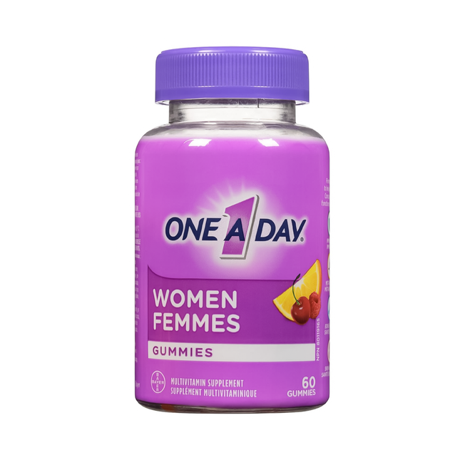 Un par jour - Gummies multivitaminés pour femmes | 60 gommes