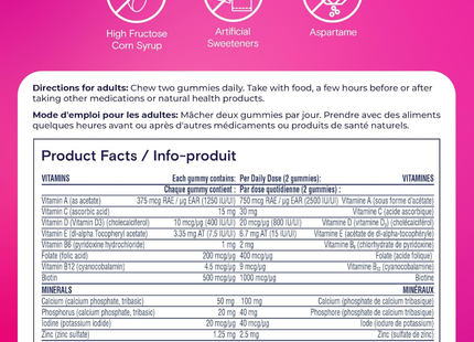 One-A-Day - Hair Skin Nails | 120 Gummies