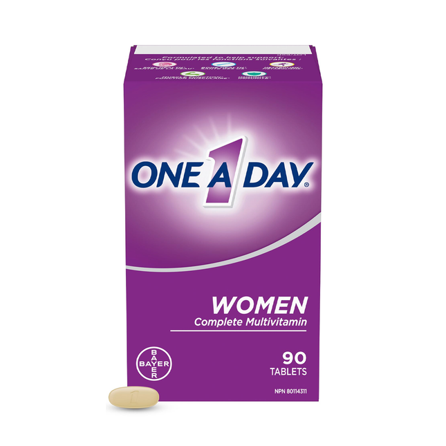 One A Day – Multivitamines complètes pour femmes | 90 comprimés