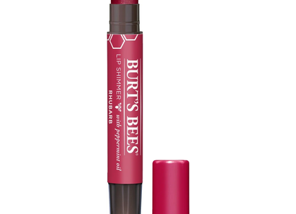 Burt's Bees - Rhubarb Lip Shimmer with Peppermint Oil | 2.55 g