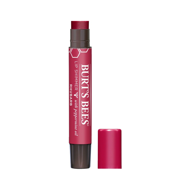 Burt's Bees - Rhubarb Lip Shimmer with Peppermint Oil | 2.55 g